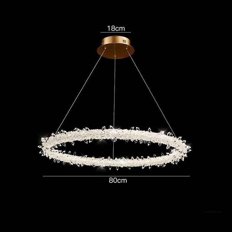 Glori Modern Crystal Chandelier - Image 4
