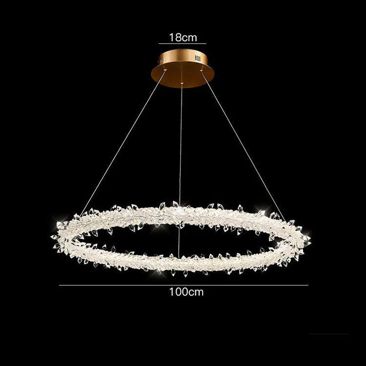 Glori Modern Crystal Chandelier - Image 5