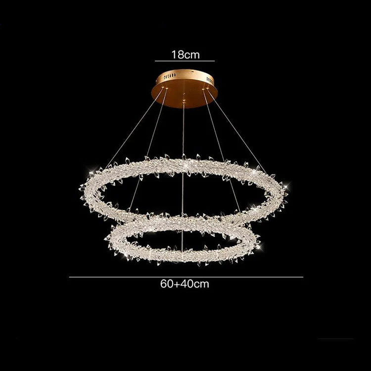 Glori Modern Crystal Chandelier - Image 6