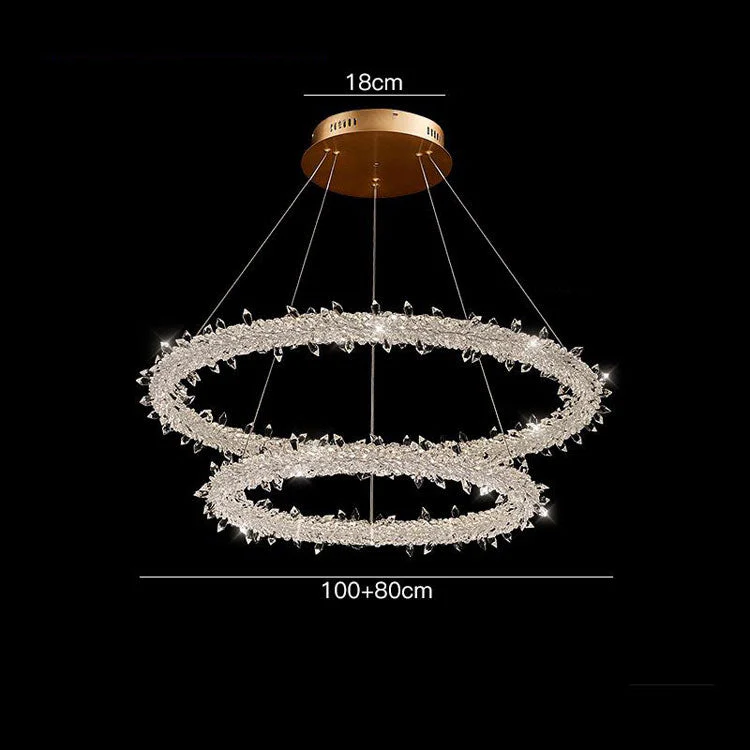 Glori Modern Crystal Chandelier - Image 8