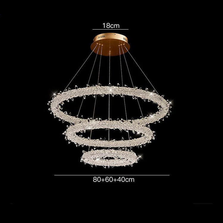 Glori Modern Crystal Chandelier - Image 9