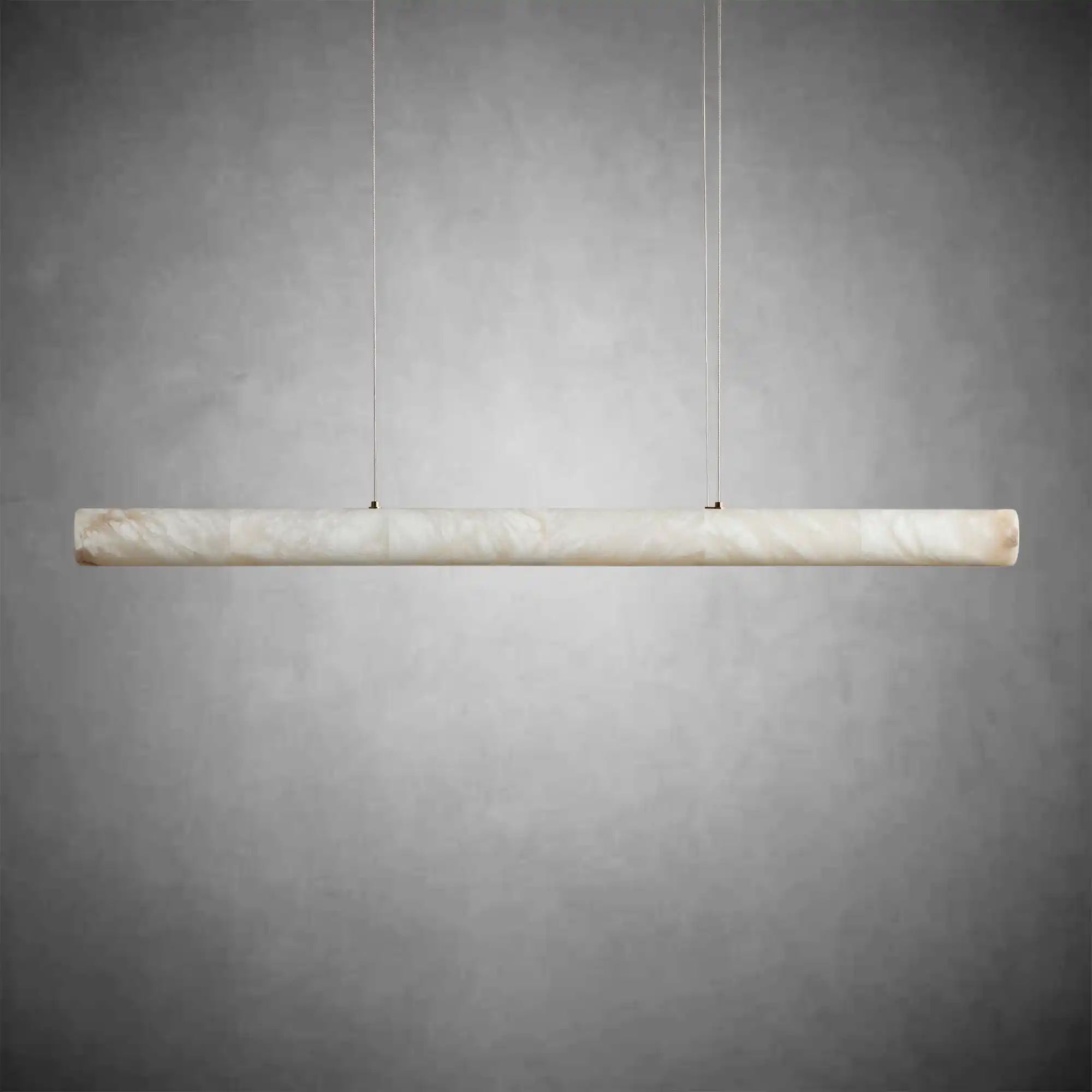Halima Linear Alabaster LED Chandelier – 64" & 74" Options - Image 4