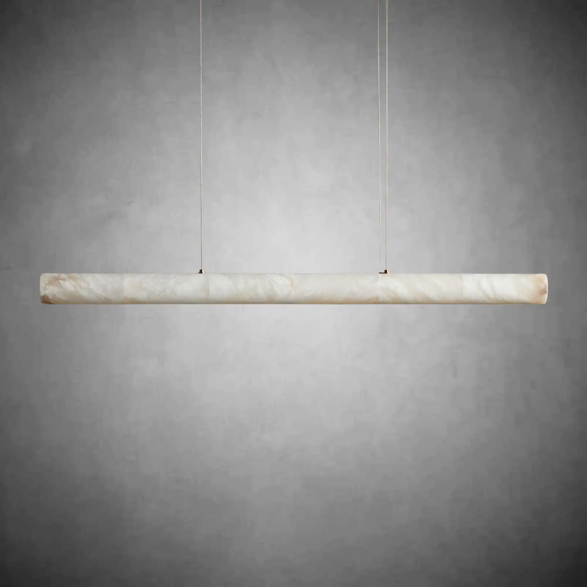 Halima Linear Alabaster LED Chandelier – 64" & 74" Options - Image 5