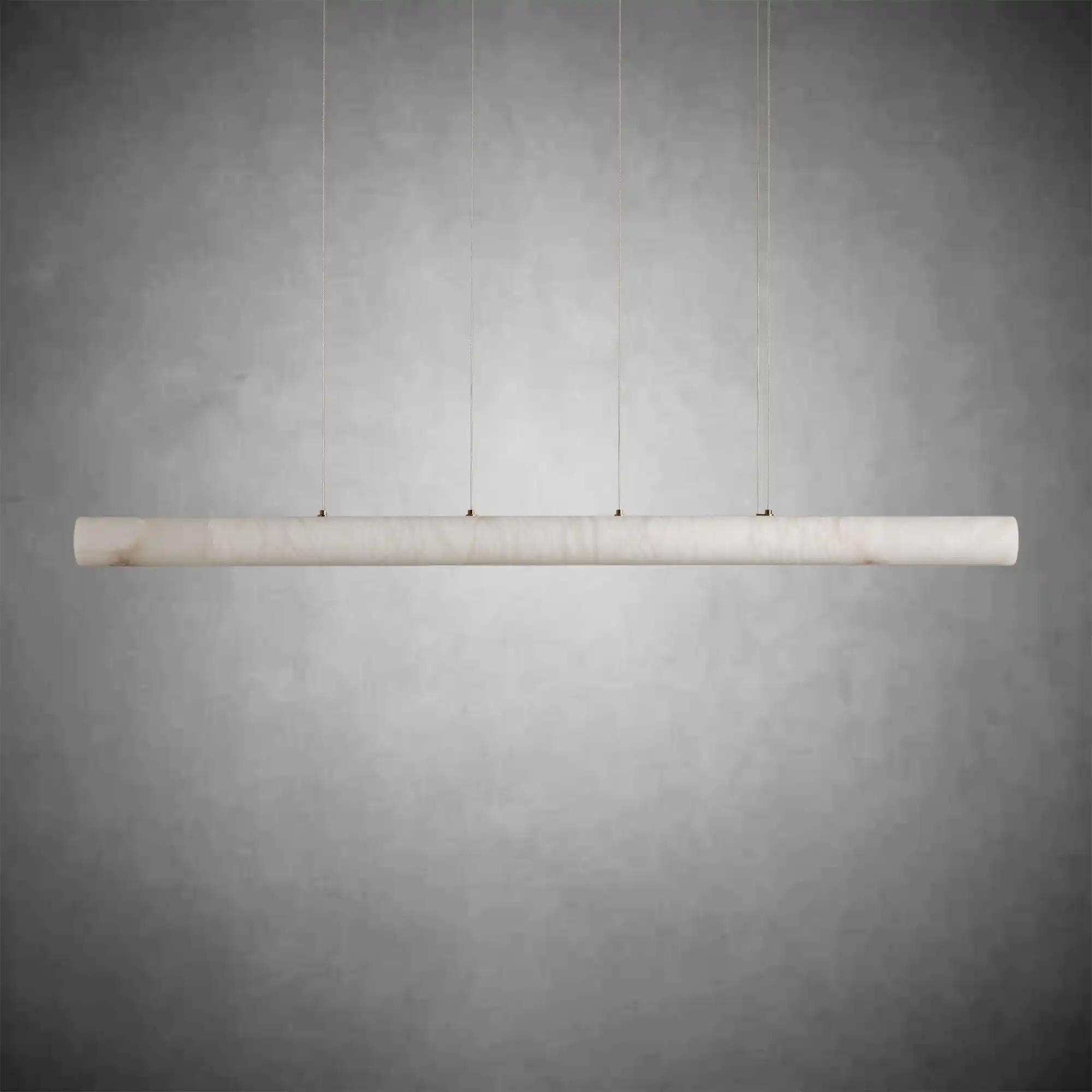 Halima Linear Alabaster LED Chandelier – 64" & 74" Options - Image 9
