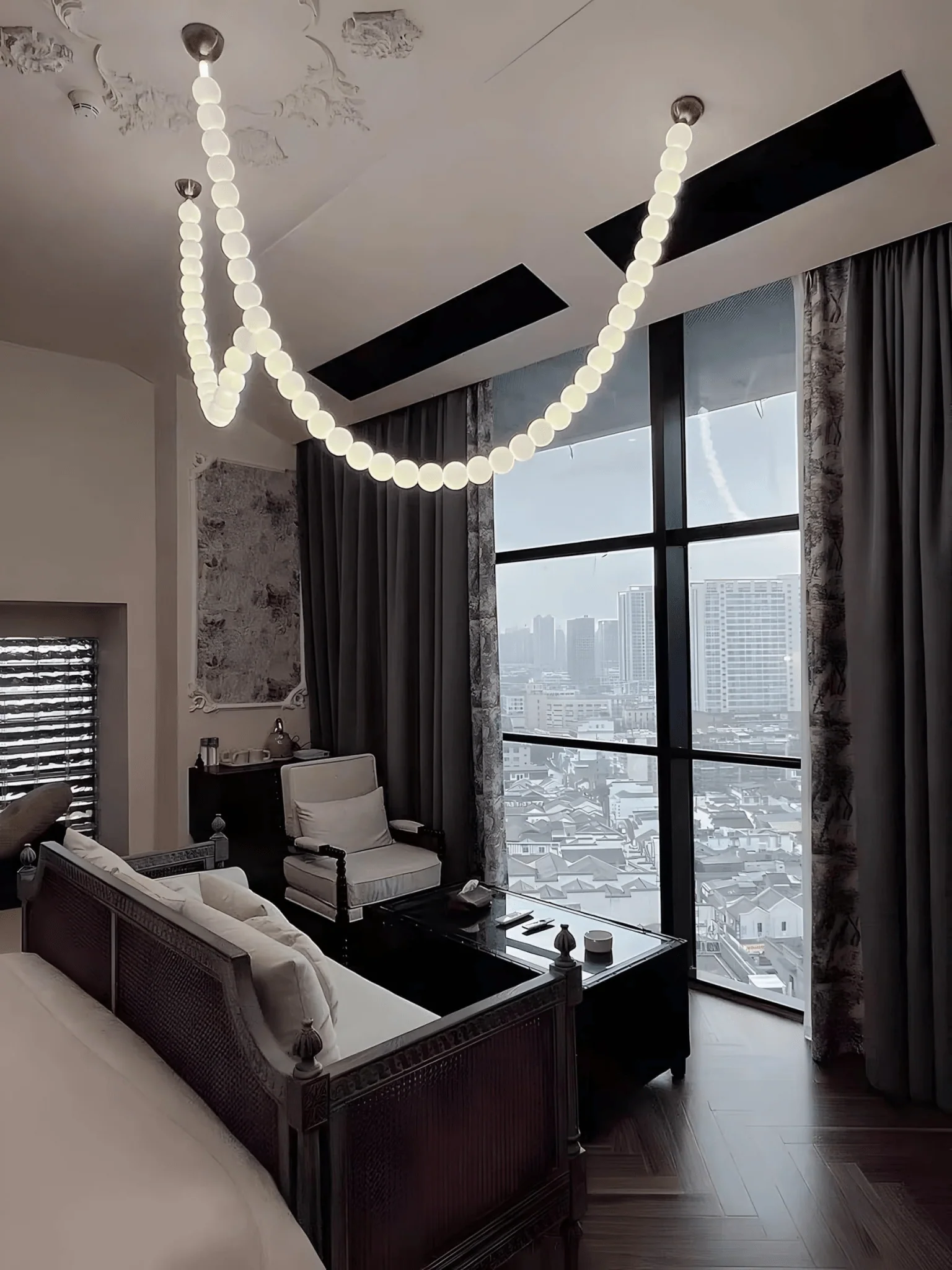 Halti Necklace Acrylic Chandelier - Image 10