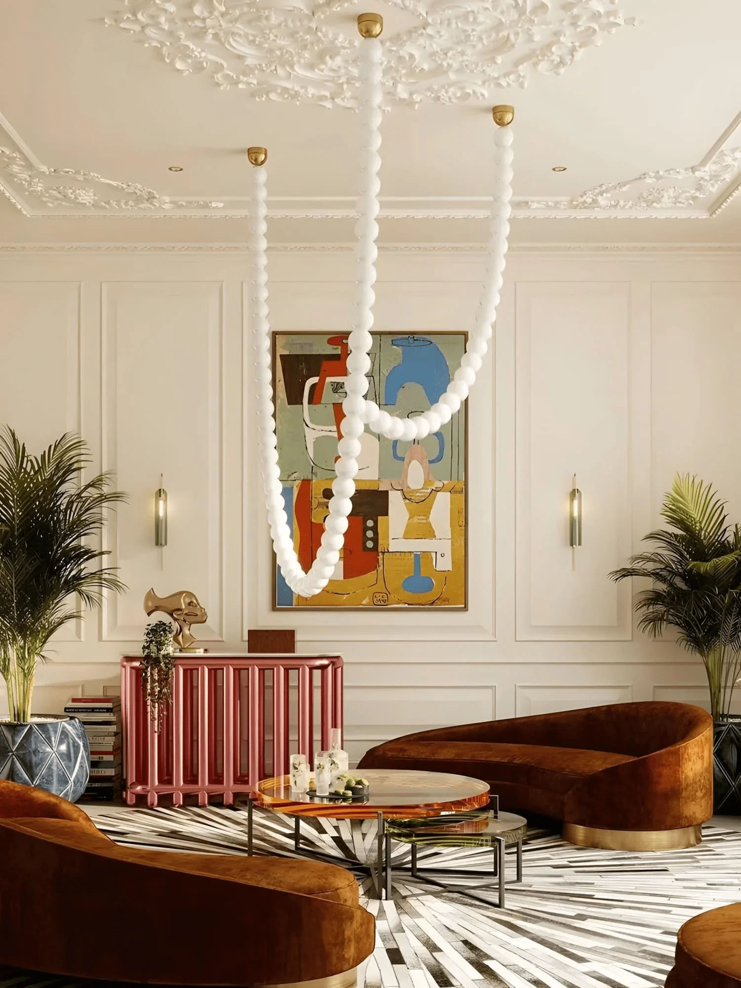 Halti Necklace Acrylic Chandelier - Image 13