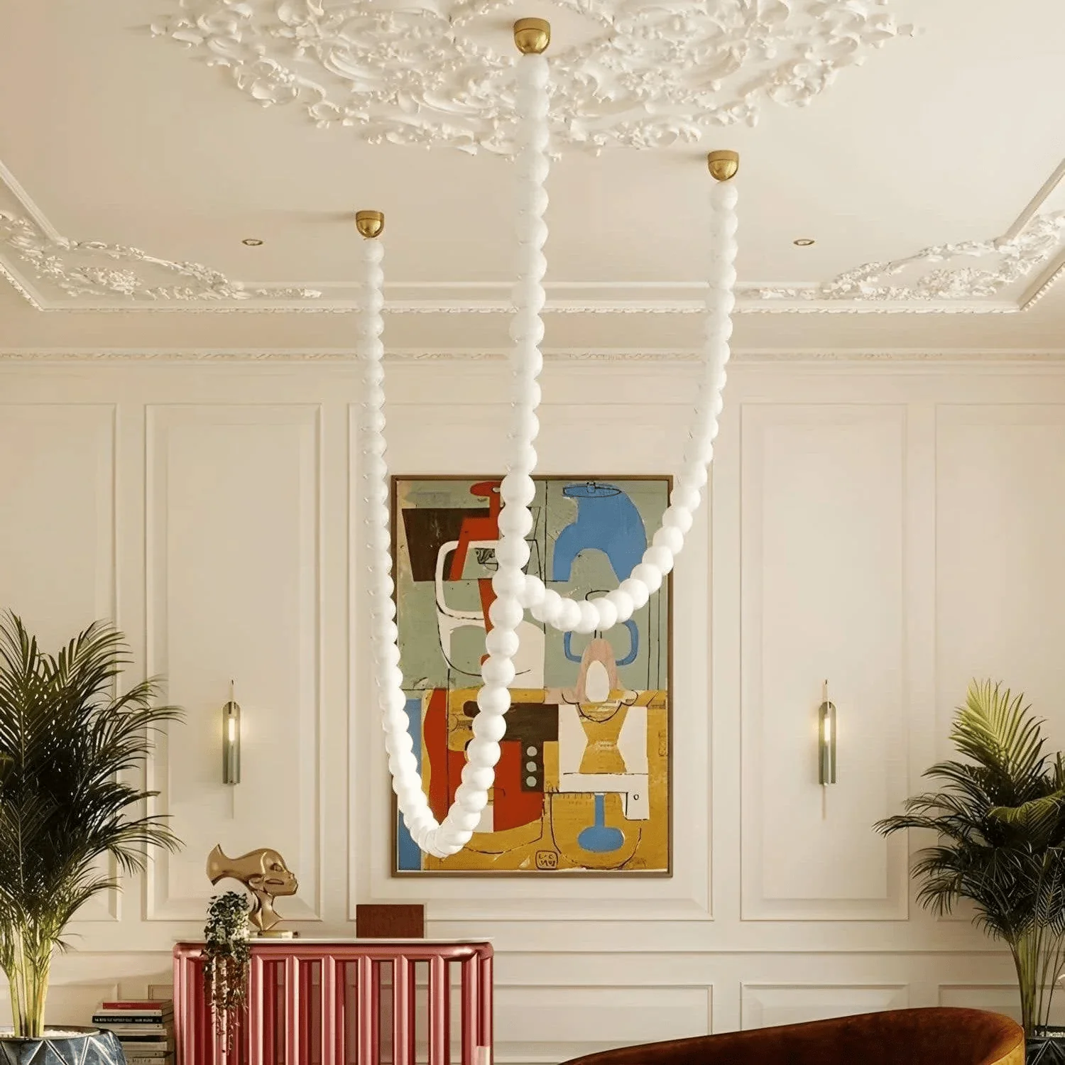 Halti Necklace Acrylic Chandelier - Image 15