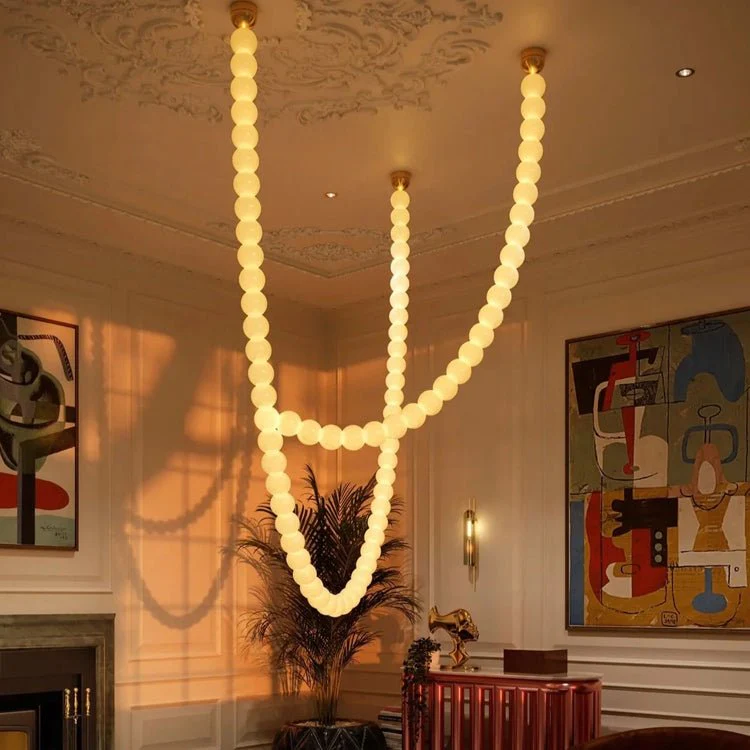 Halti Necklace Acrylic Chandelier - Image 2