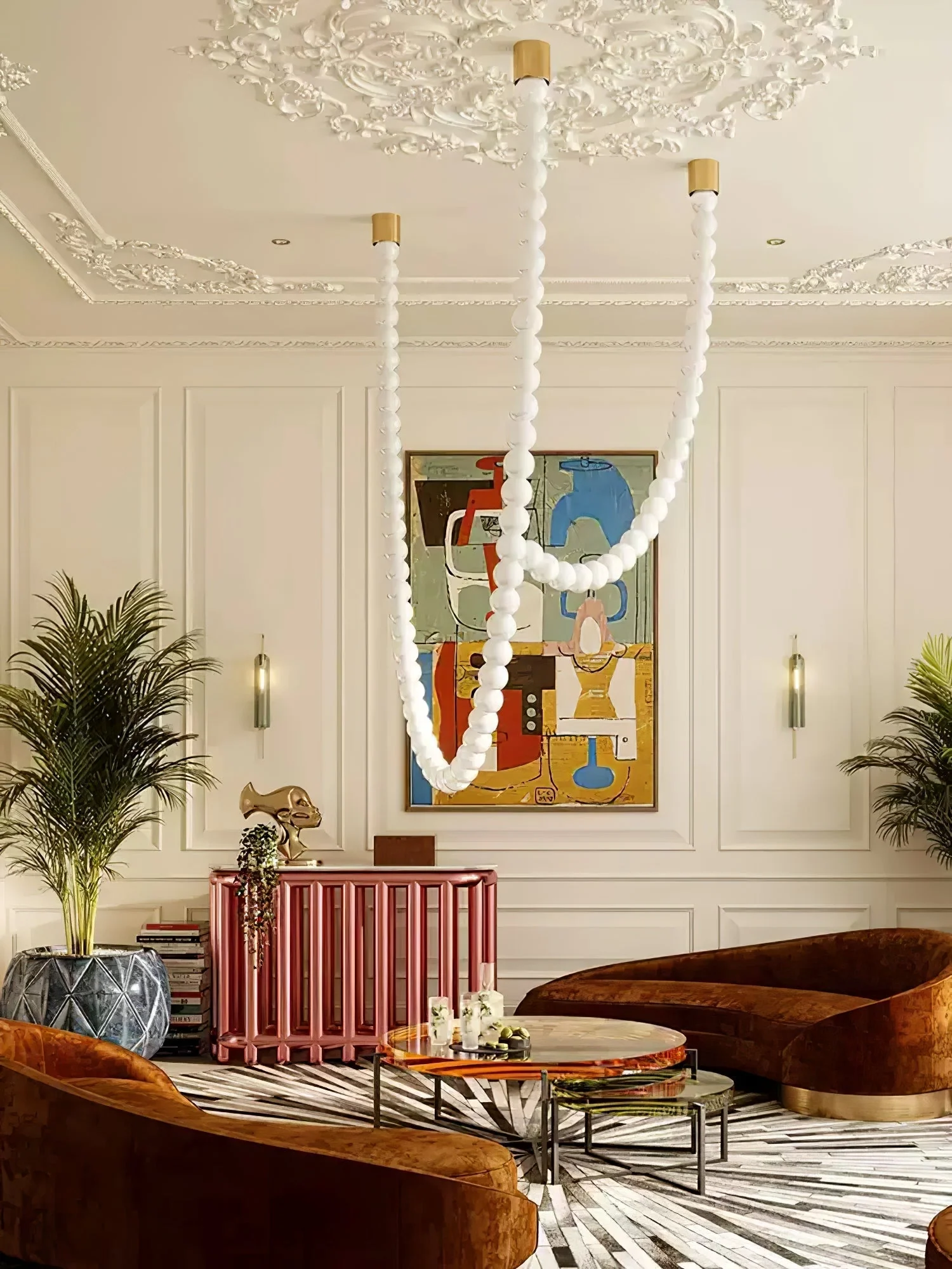 Halti Necklace Acrylic Chandelier - Image 32
