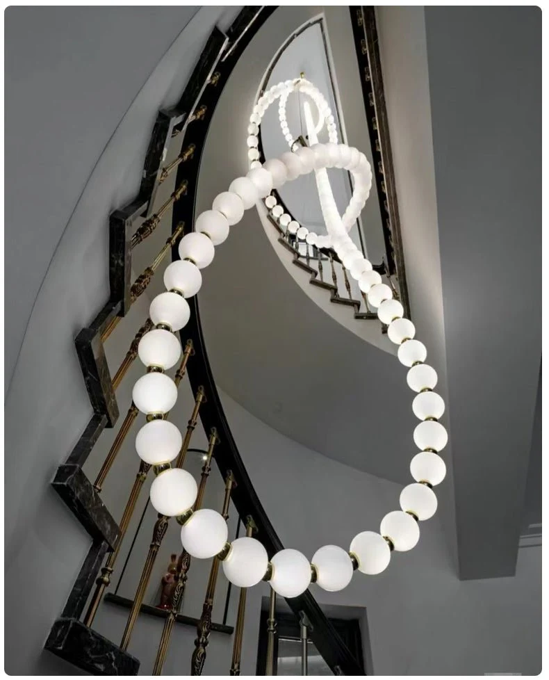 Halti Necklace Acrylic Chandelier - Image 4