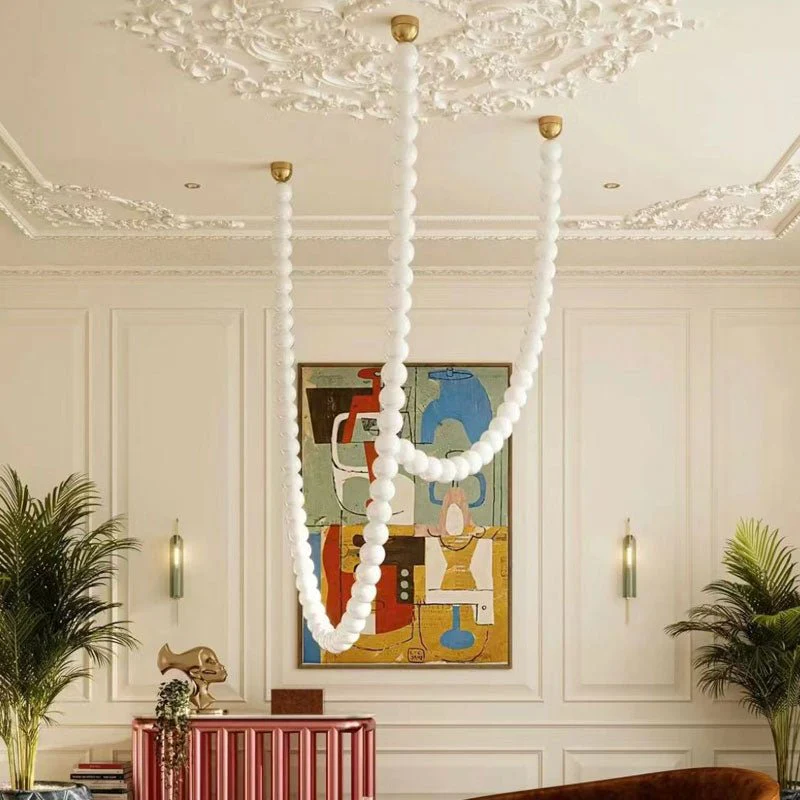 Halti Necklace Acrylic Chandelier - Image 9