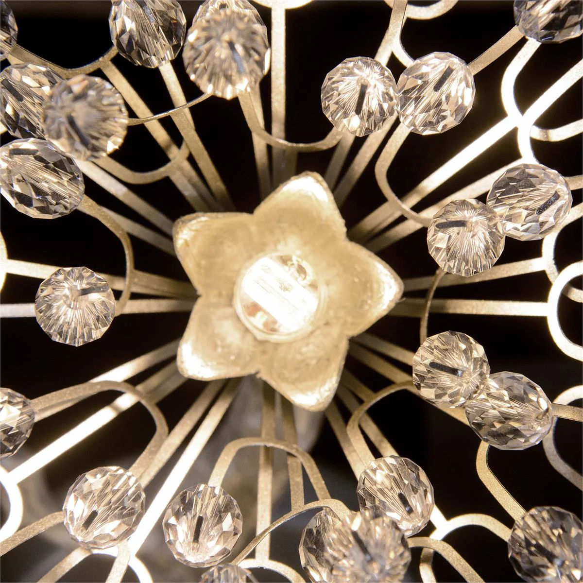 Hanasaku Crystal Bud Branch Fourteen-Light Oblong Chandelier - Image 2