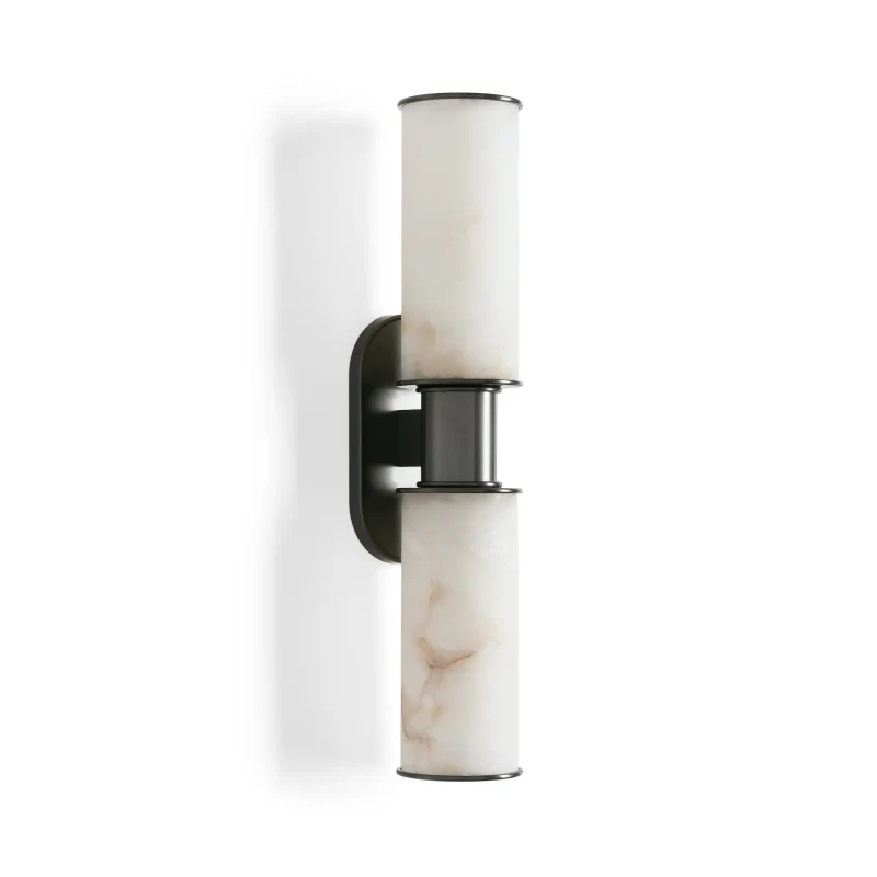 Harlin 2-Light Wall Sconce in Alabaster - Image 3