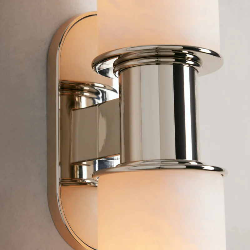 Harlin 2-Light Wall Sconce in Alabaster - Image 7