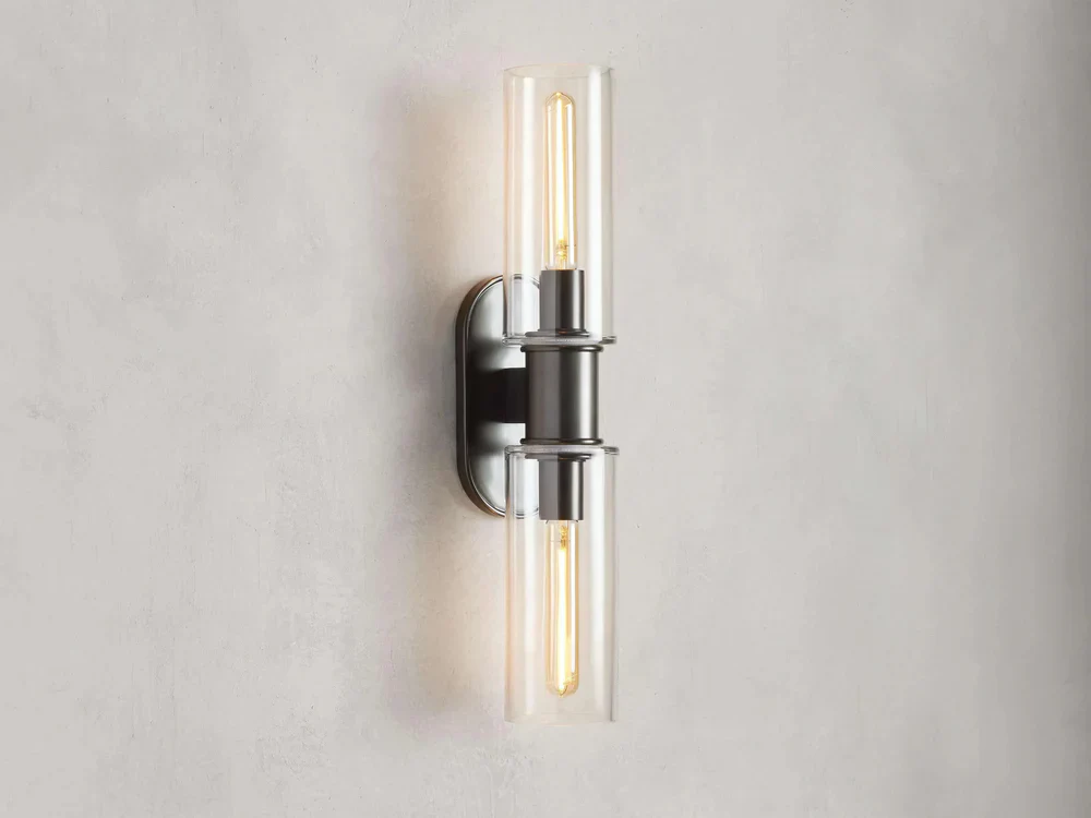Harlin 2-Light Wall Sconce in Clear - Image 4