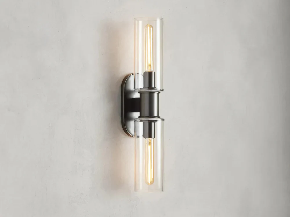 Harlin 2-Light Wall Sconce in Clear - Image 5