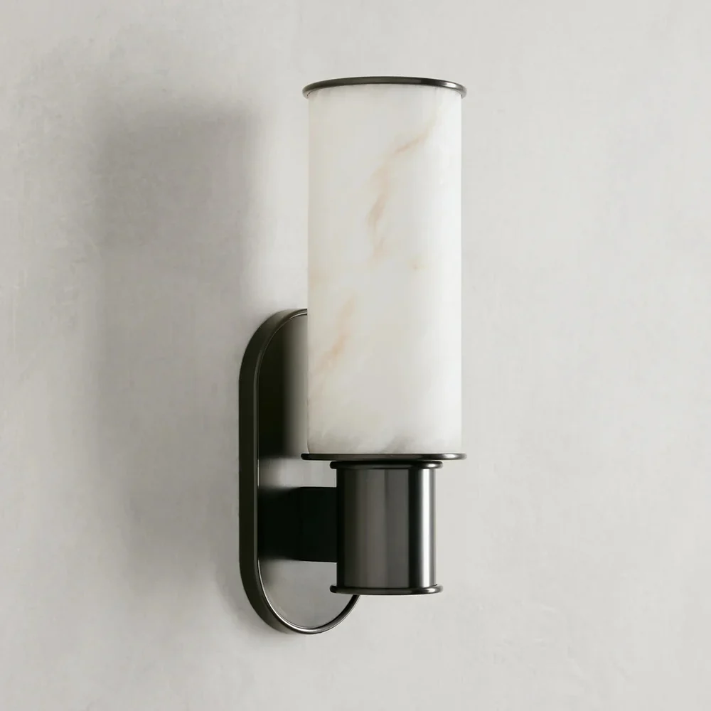 Harlin Alabaster Wall Sconce - Image 11