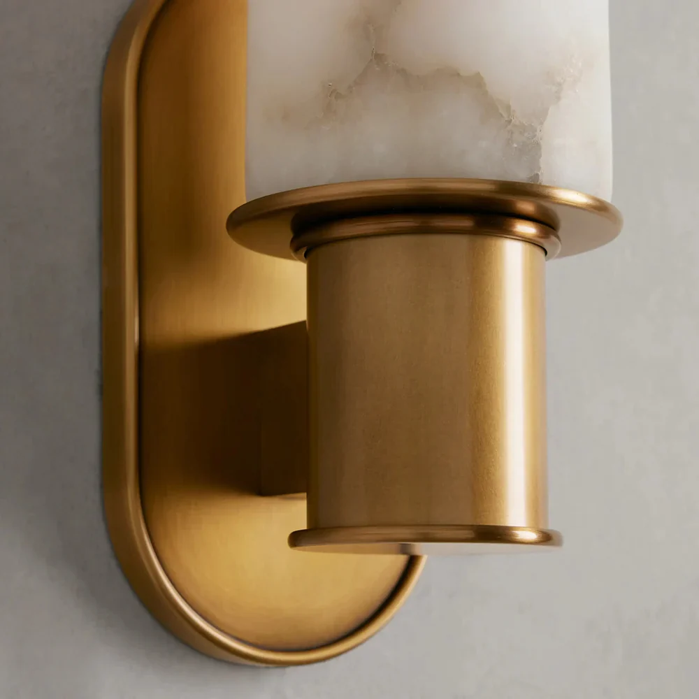 Harlin Alabaster Wall Sconce - Image 6