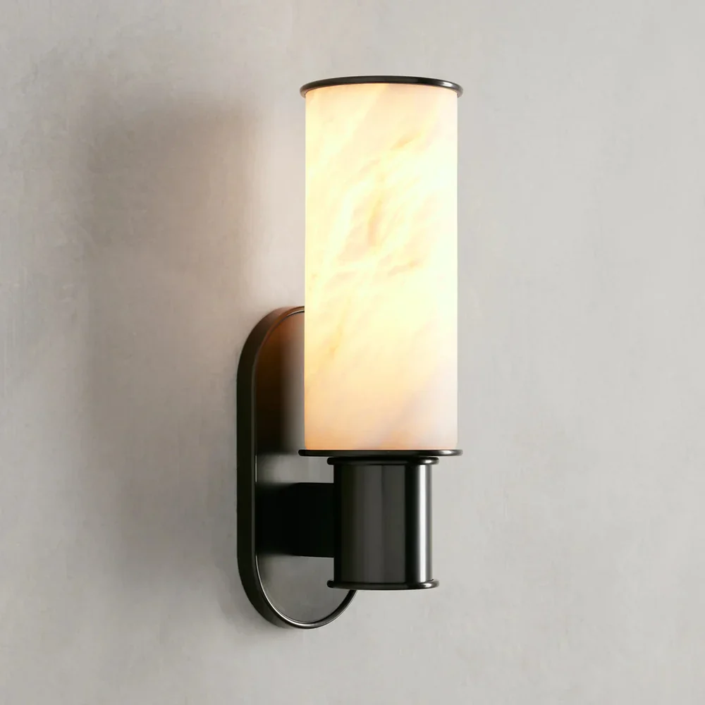 Harlin Alabaster Wall Sconce - Image 7