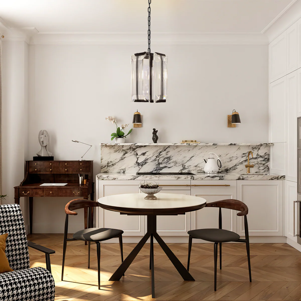 Harly Square Crystal Pendant - Image 6
