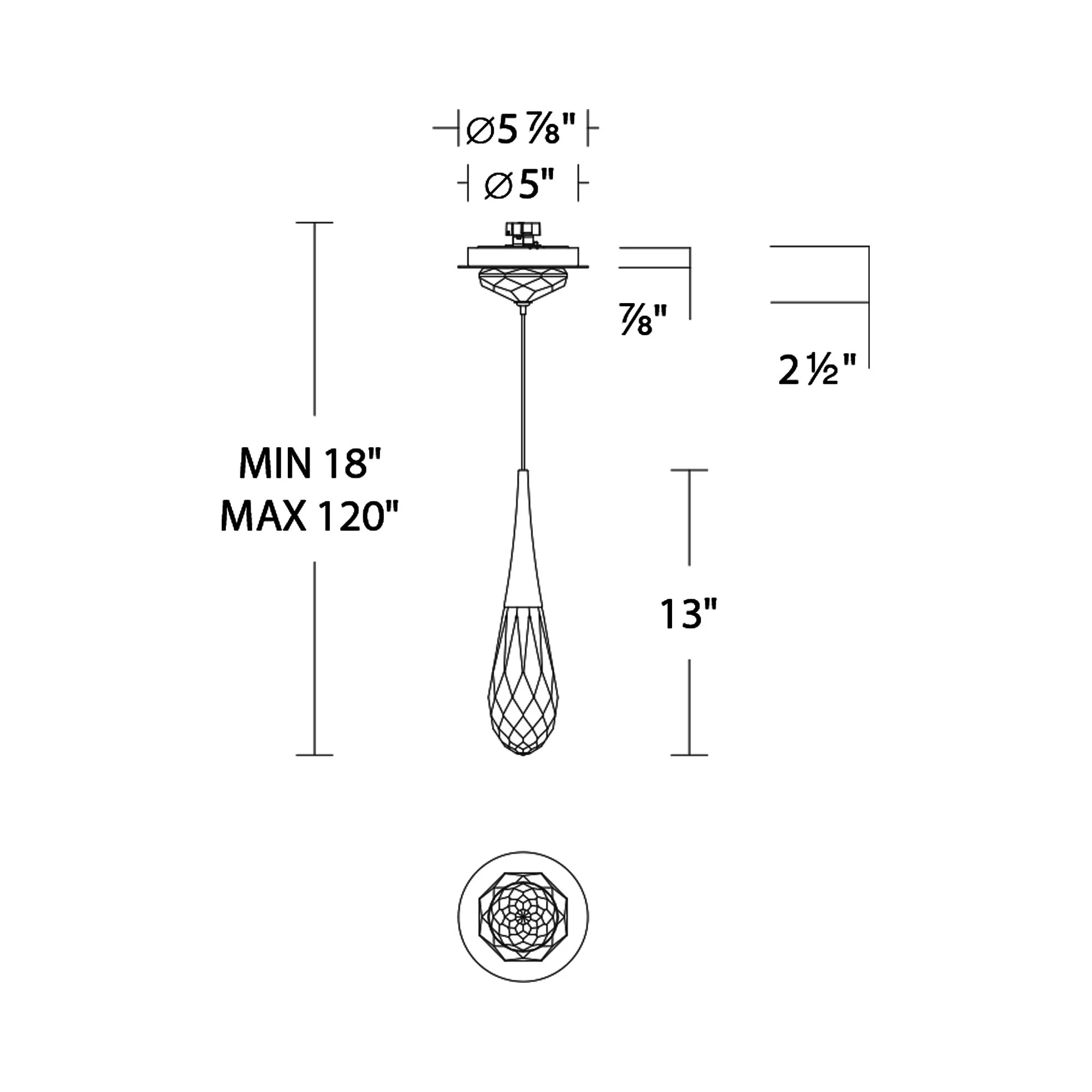 Hellebore LED Mini Pendant Light - Image 10