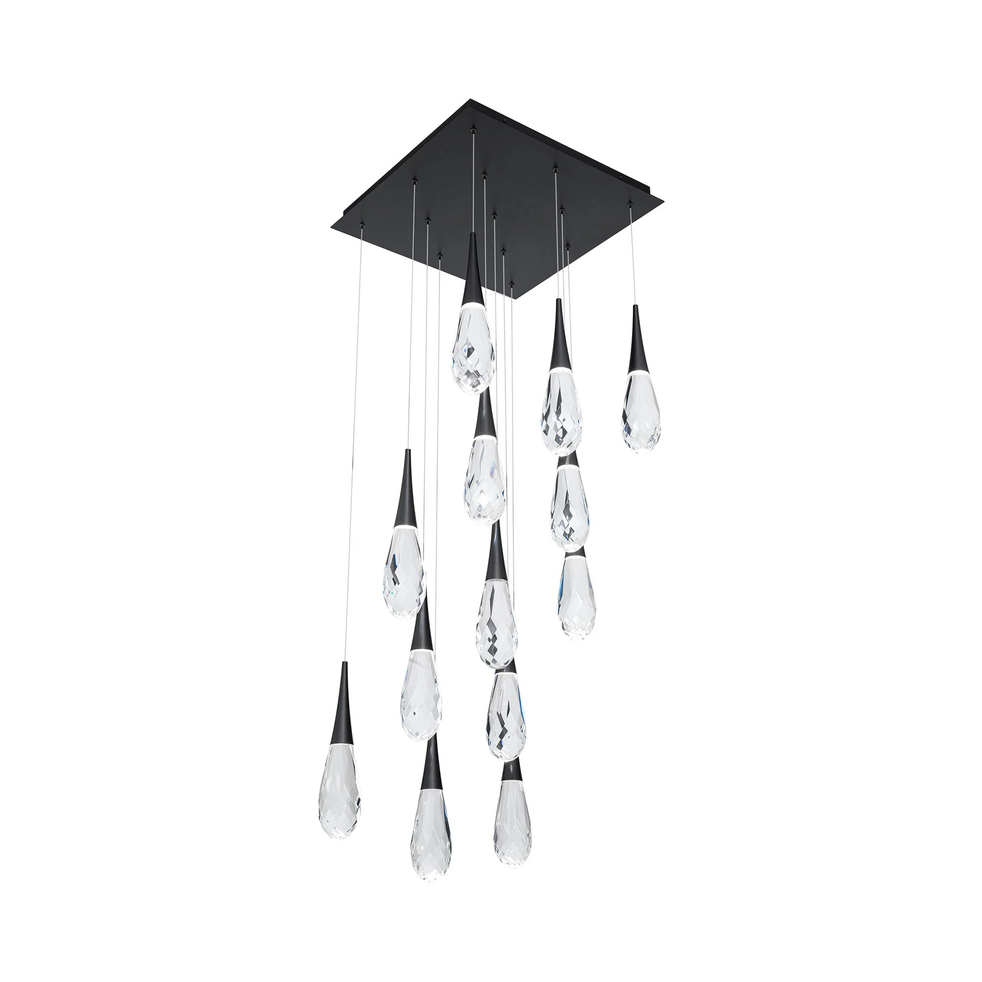 Hibiscus Square LED Multi Pendant Light - Image 7