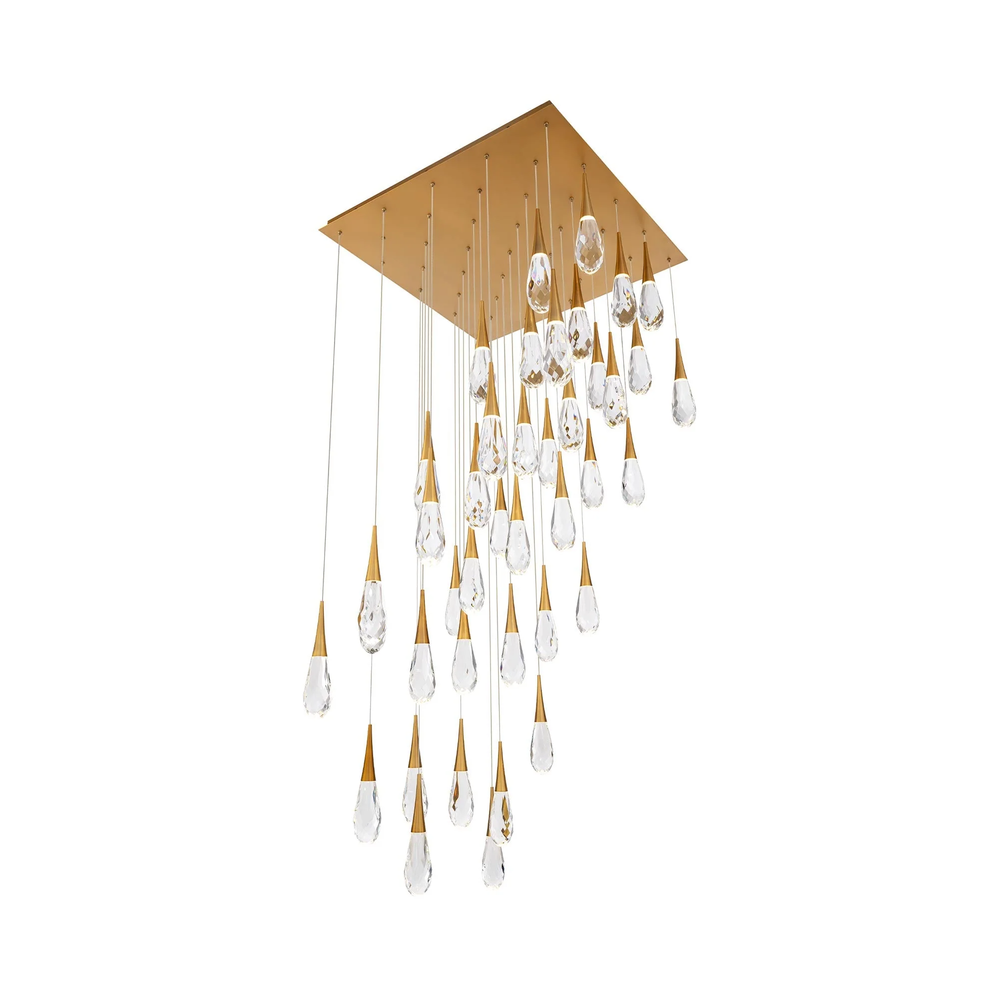 Hibiscus Square LED Multi Pendant Light - Image 9