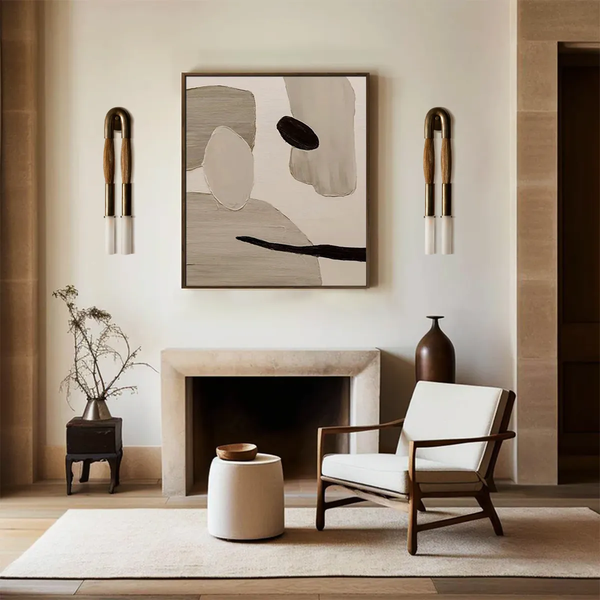 HORSEHAIR SCONCE