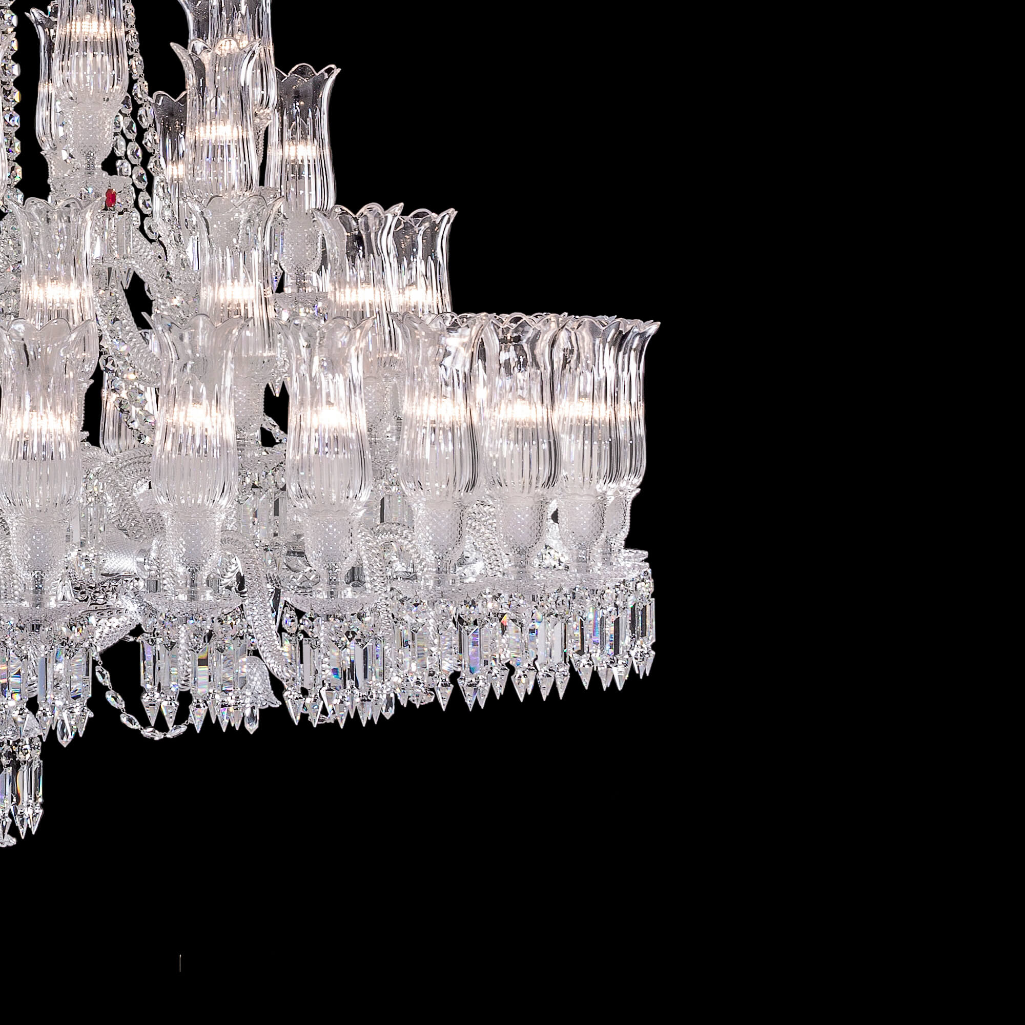Huge 67 lights baccarat chandelier - Image 2
