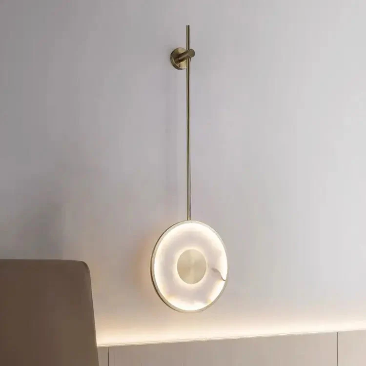 Icarus Alabaster Bedside Wall Mounted Lamps - Image 7