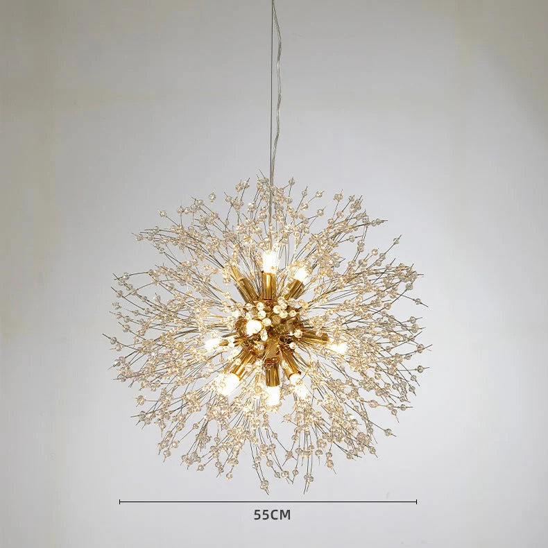 Dandelion Chandelier Sputnik Sphere In Firework Shape Modern Ceiling Light - Image 4