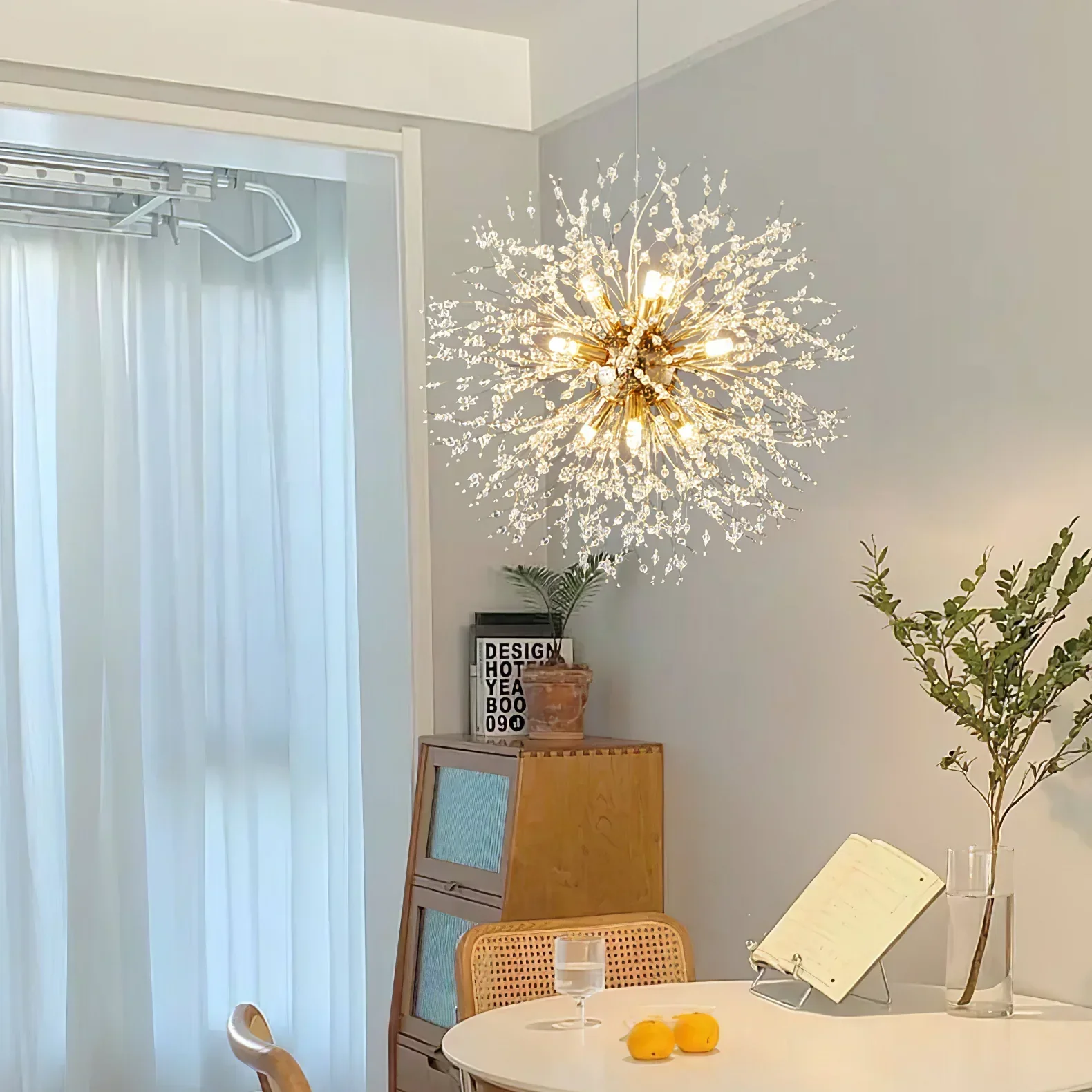 Dandelion Chandelier Sputnik Sphere In Firework Shape Modern Ceiling Light - Image 9