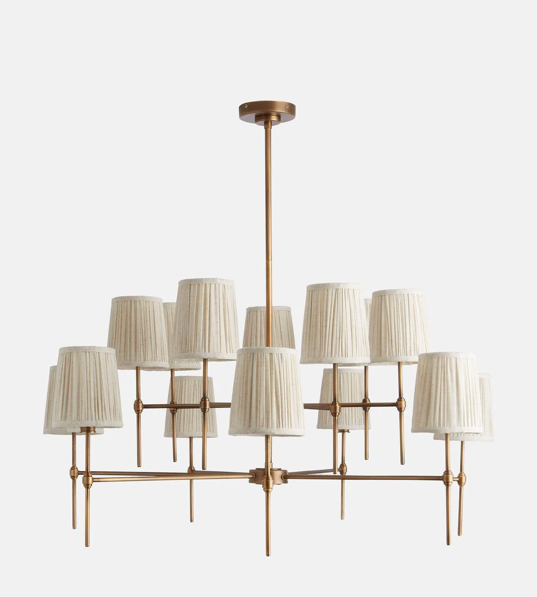 Isobella Chandelier, Antiqued Brass, Large - Image 3