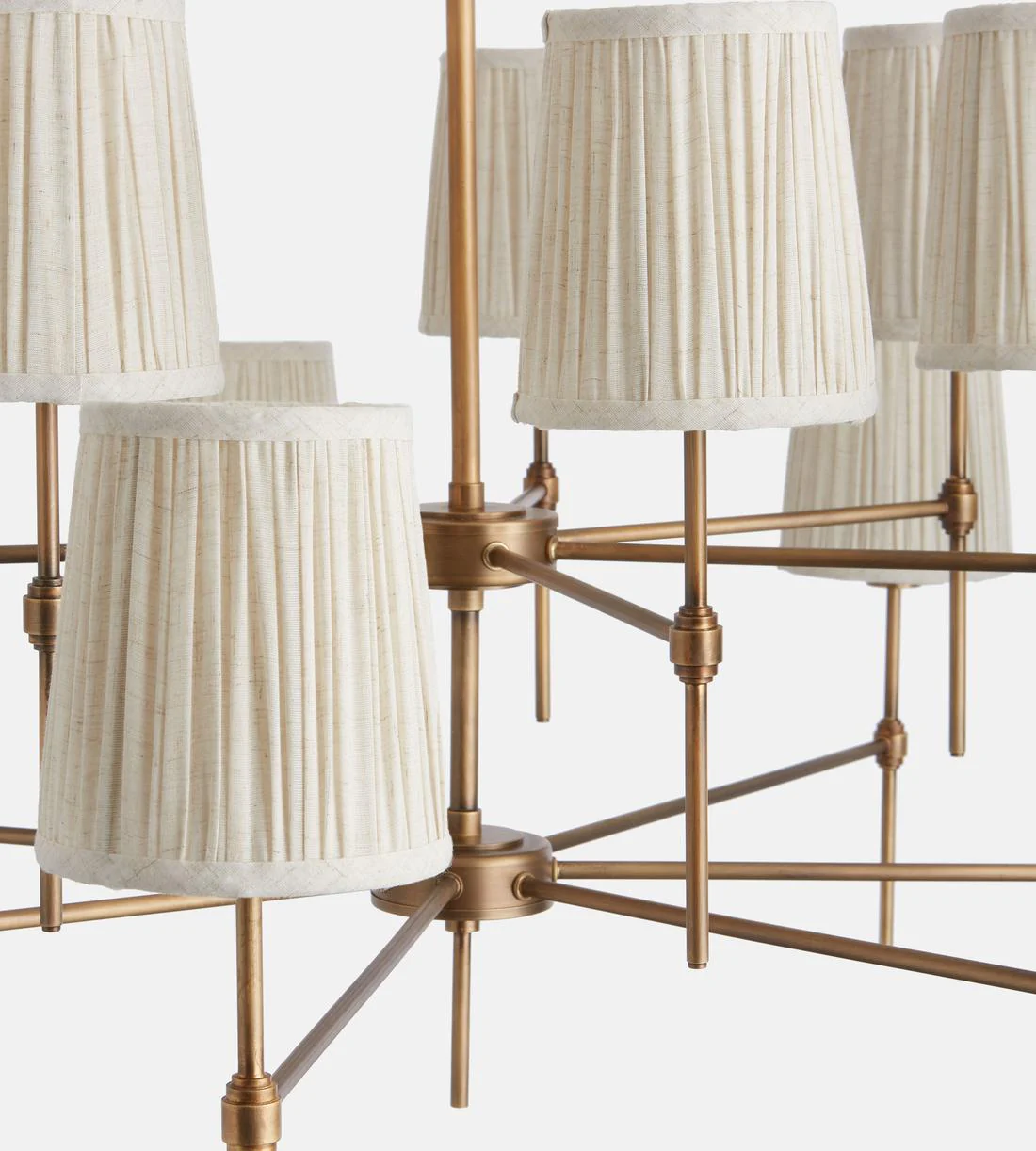 Isobella Chandelier, Antiqued Brass, Large - Image 5
