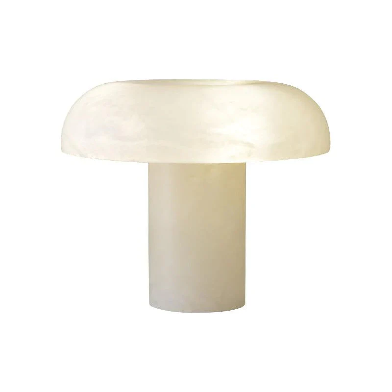 Janet Alabaster Mushroom Table Lamp, Bedside Table Lamp - Image 5
