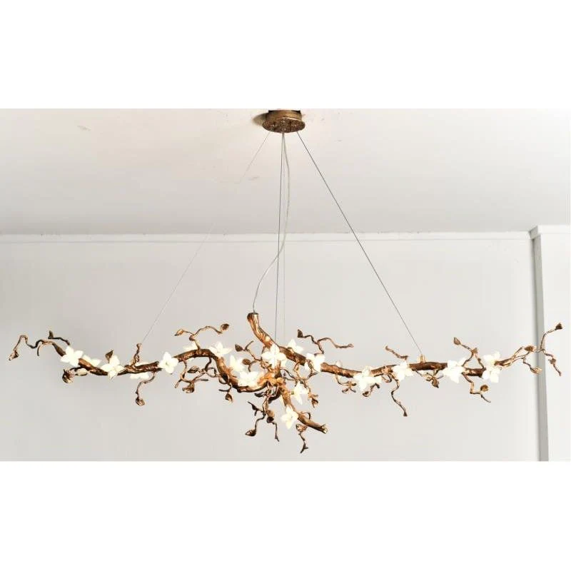 Selenite Crystal Blossom Branching Tree Chandelier - Image 40