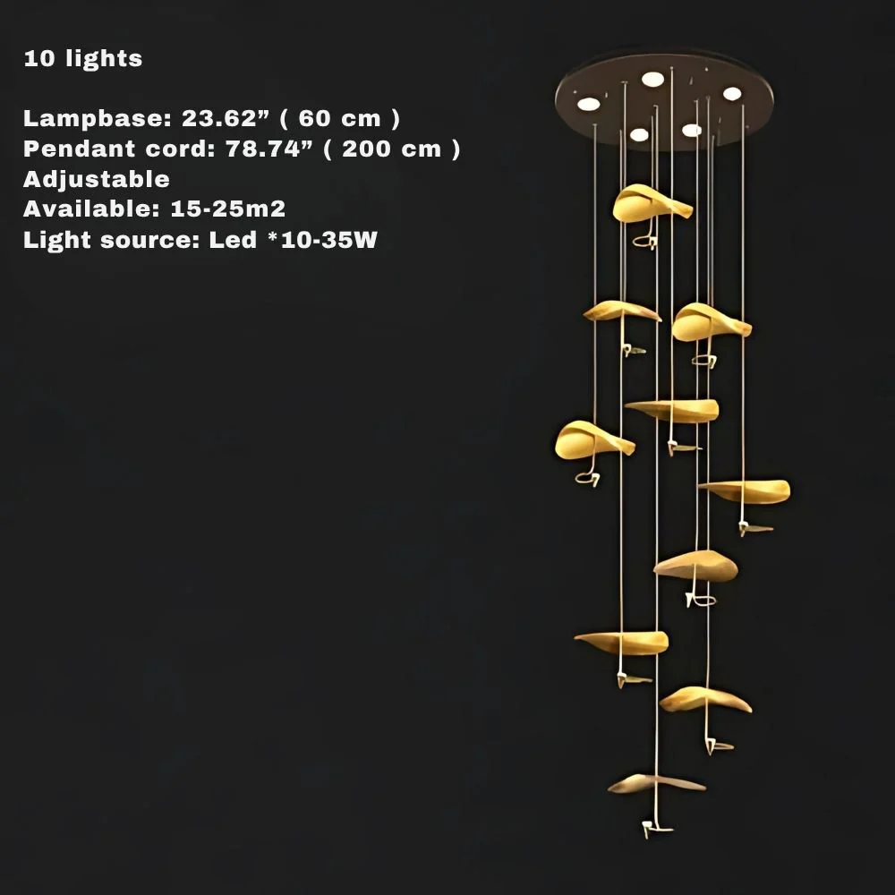 Jenissa Vintage Staircase Chandelier - Image 3