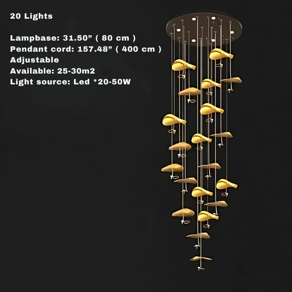 Jenissa Vintage Staircase Chandelier - Image 6