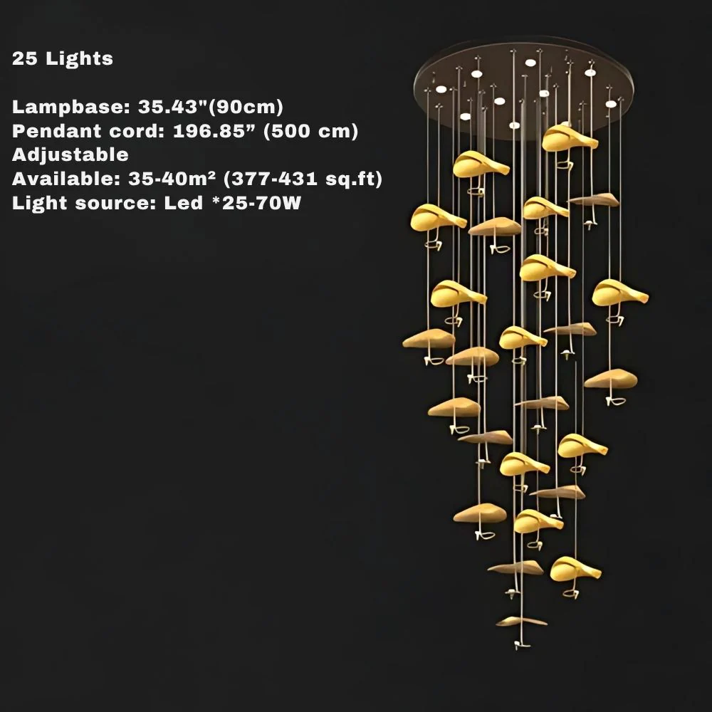 Jenissa Vintage Staircase Chandelier - Image 9