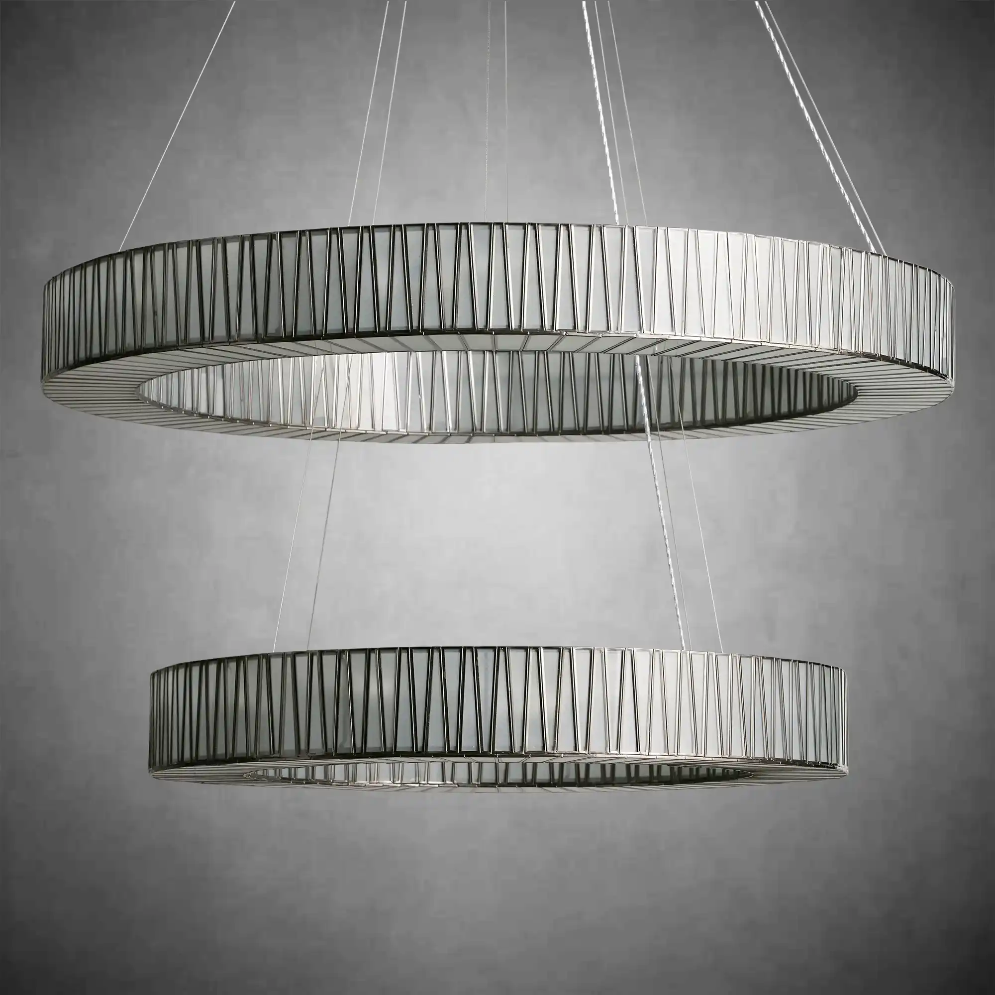 Jeunet 2-Tier Round Chandelier for Living Room - Image 10