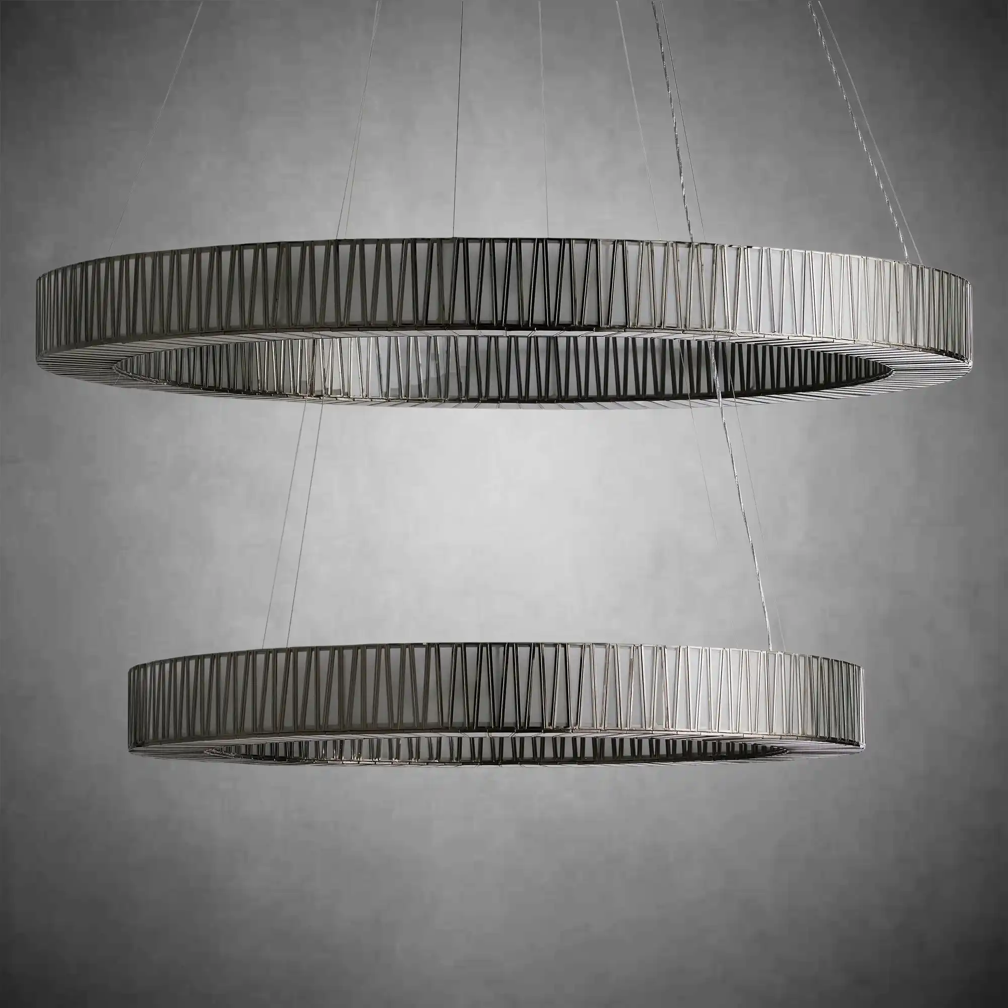 Jeunet 2-Tier Round Chandelier for Living Room - Image 11