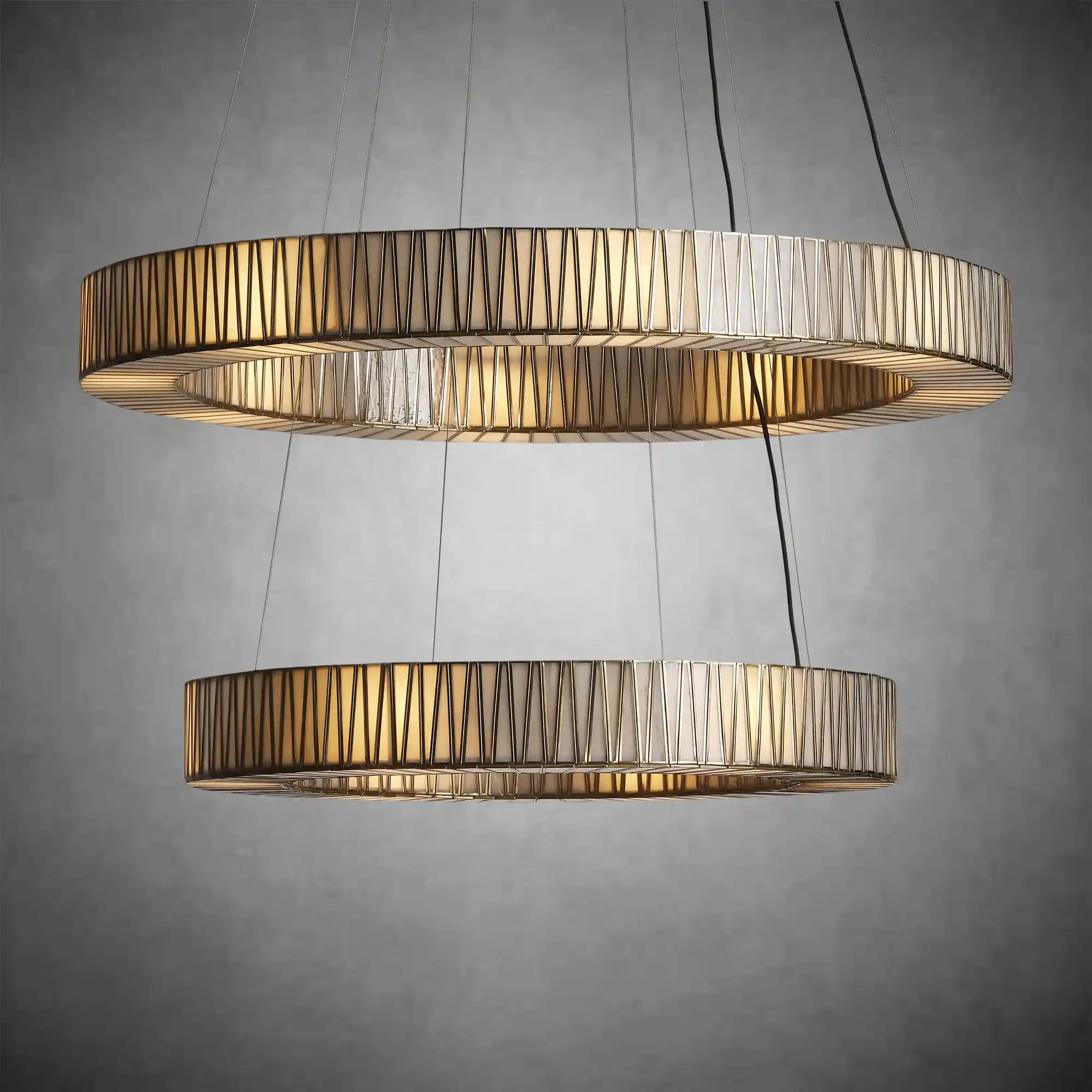 Jeunet 2-Tier Round Chandelier for Living Room - Image 3