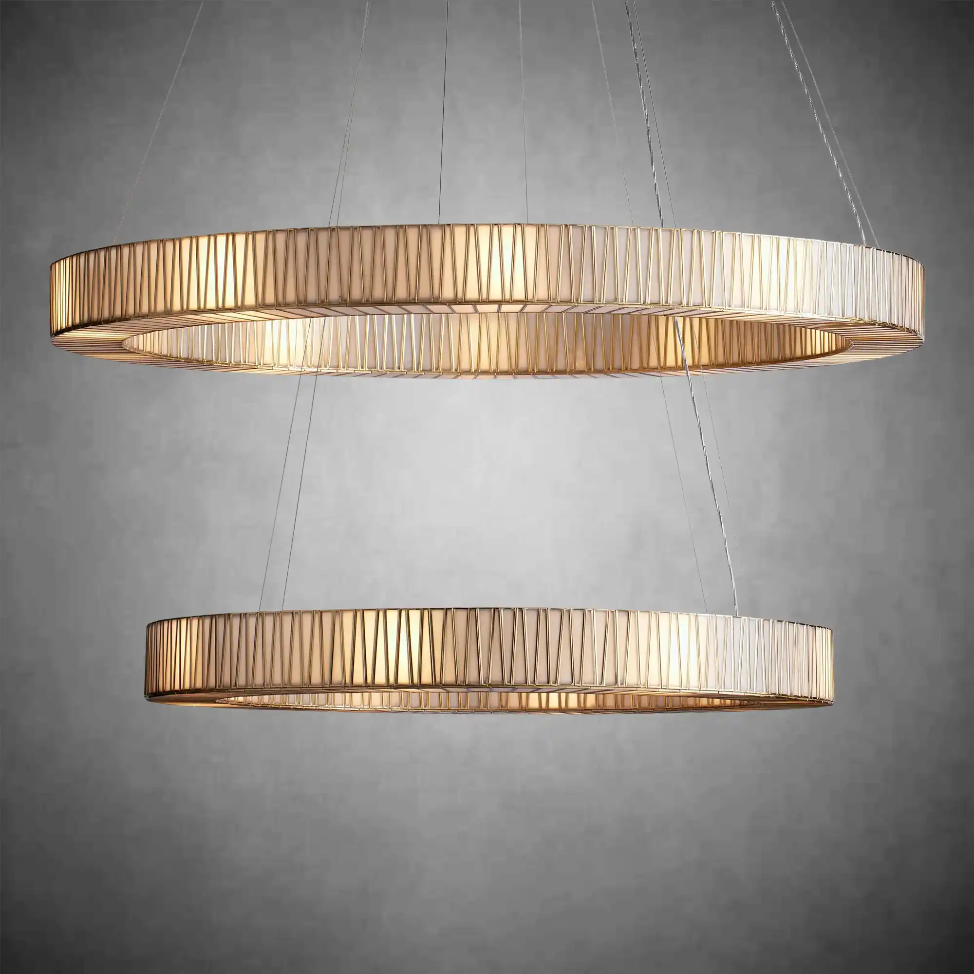 Jeunet 2-Tier Round Chandelier for Living Room - Image 5