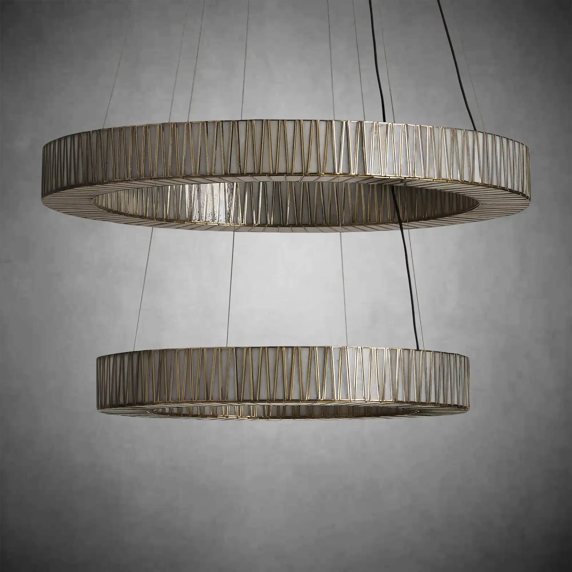 Jeunet 2-Tier Round Chandelier for Living Room - Image 7