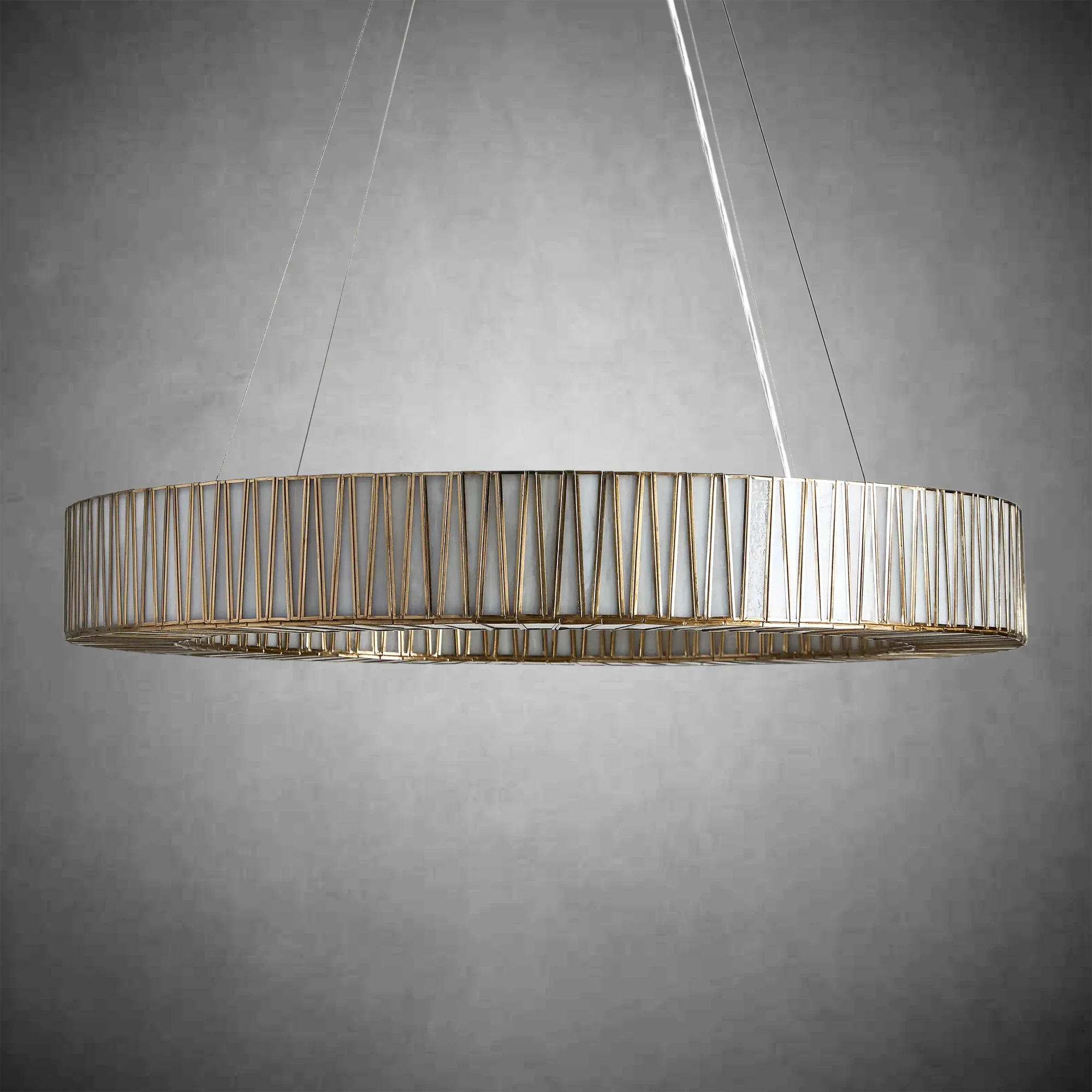 Jeunet Glass Round Chandelier 24" 36'' 42" 60''D - Image 16