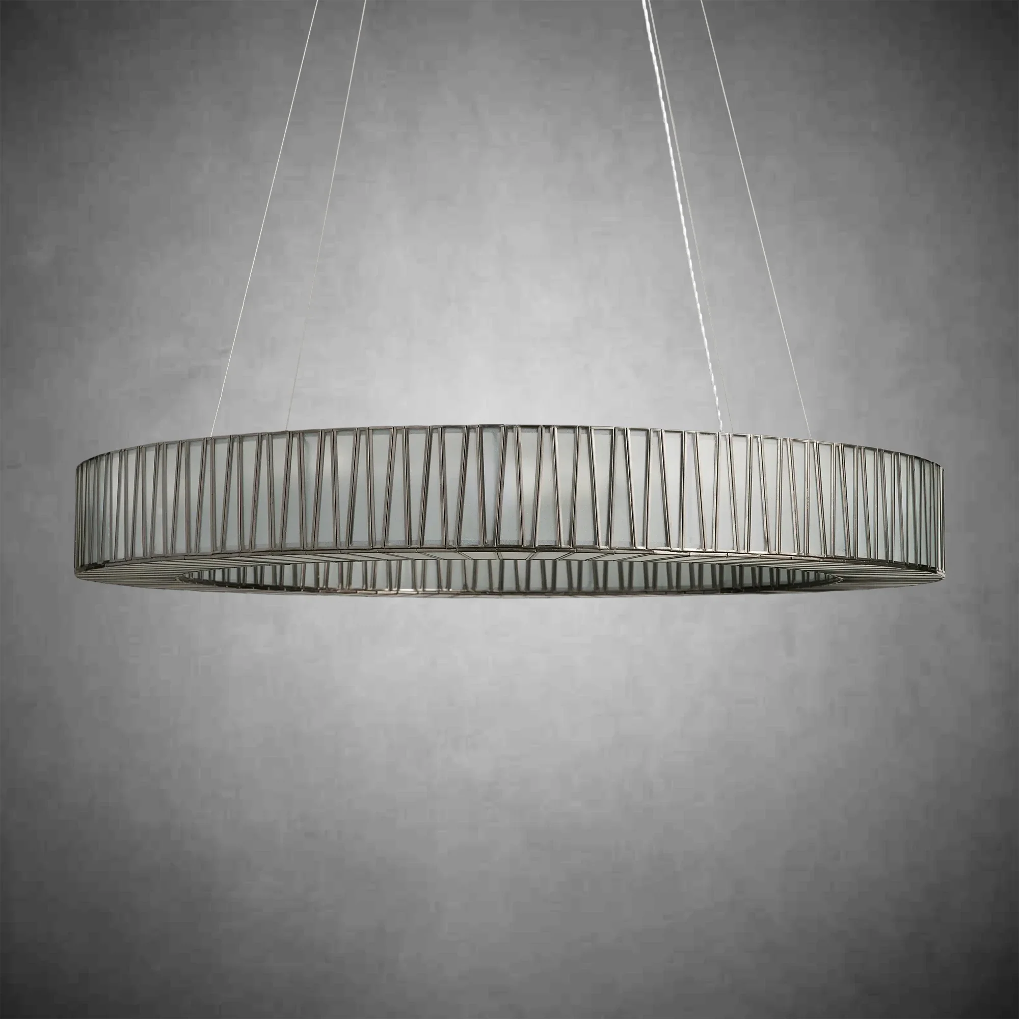 Jeunet Glass Round Chandelier 24" 36'' 42" 60''D - Image 17