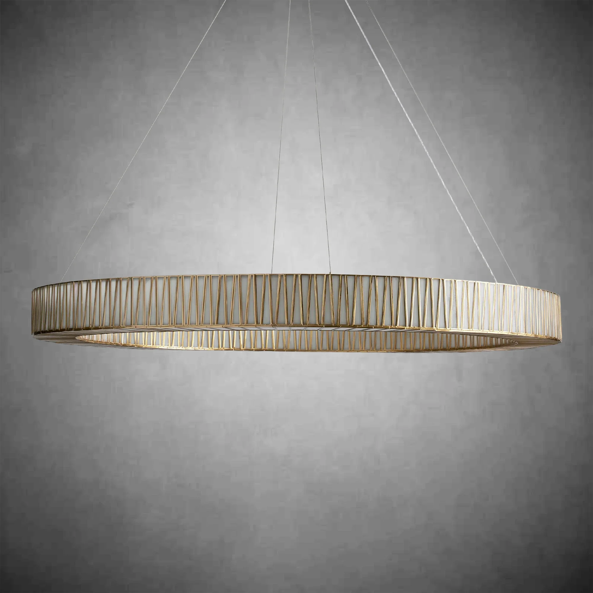 Jeunet Glass Round Chandelier 24" 36'' 42" 60''D - Image 18