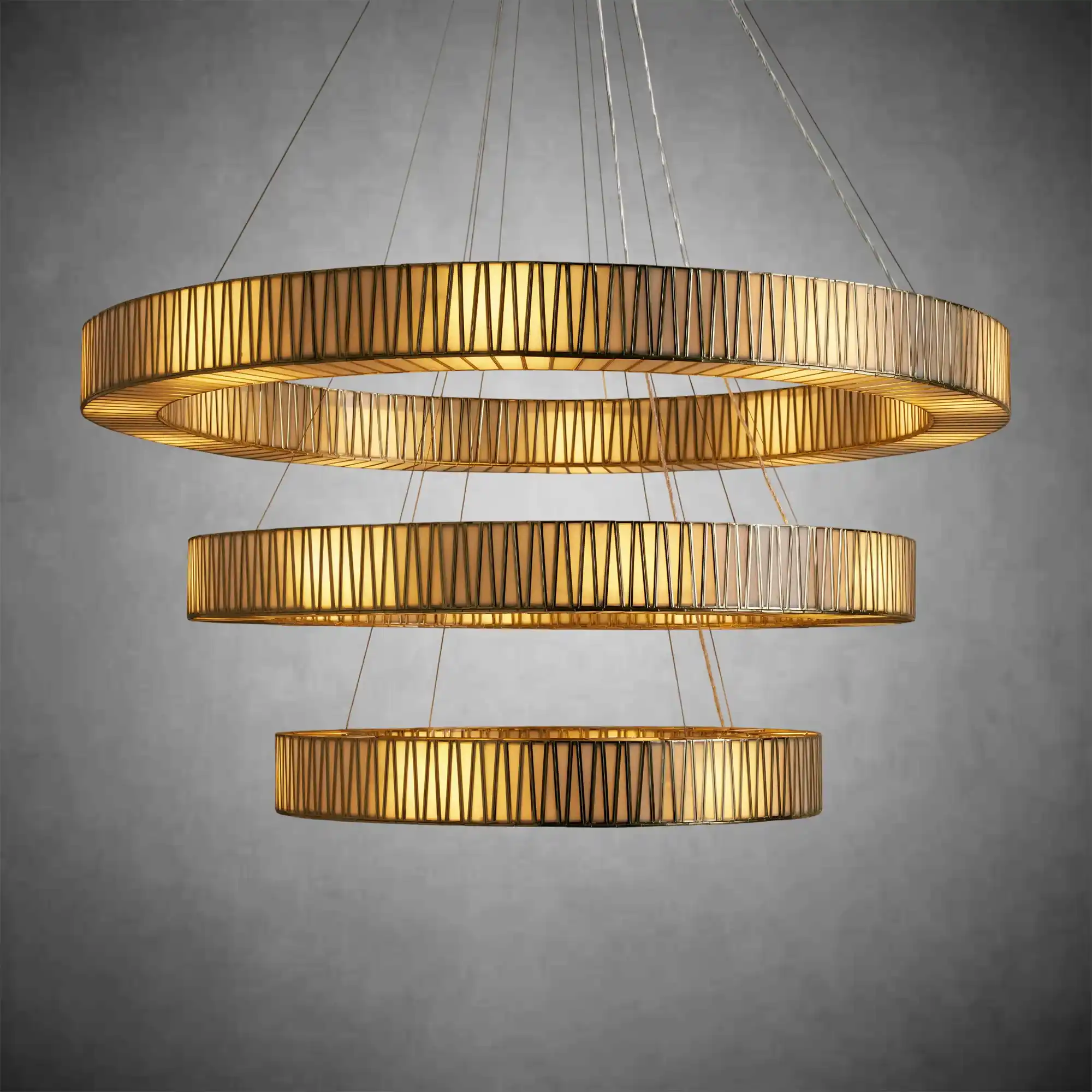 Junet 3-Tier Round Chandelier for Living Room - Image 2