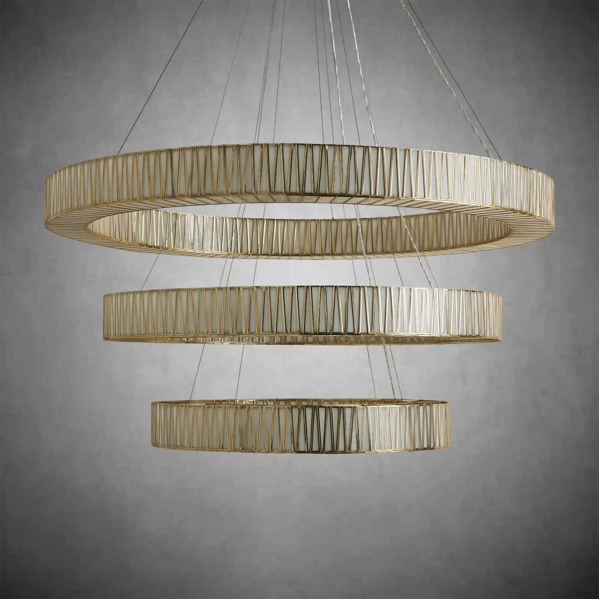 Junet 3-Tier Round Chandelier for Living Room - Image 3