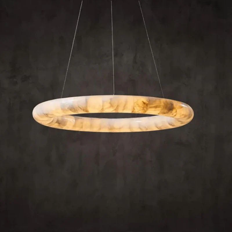 Karen Calcite Curve Ring Chandelier - Image 2